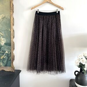 Chicwish Cheetah Print Skirt Small/Medium